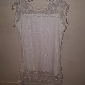 White Lace Top